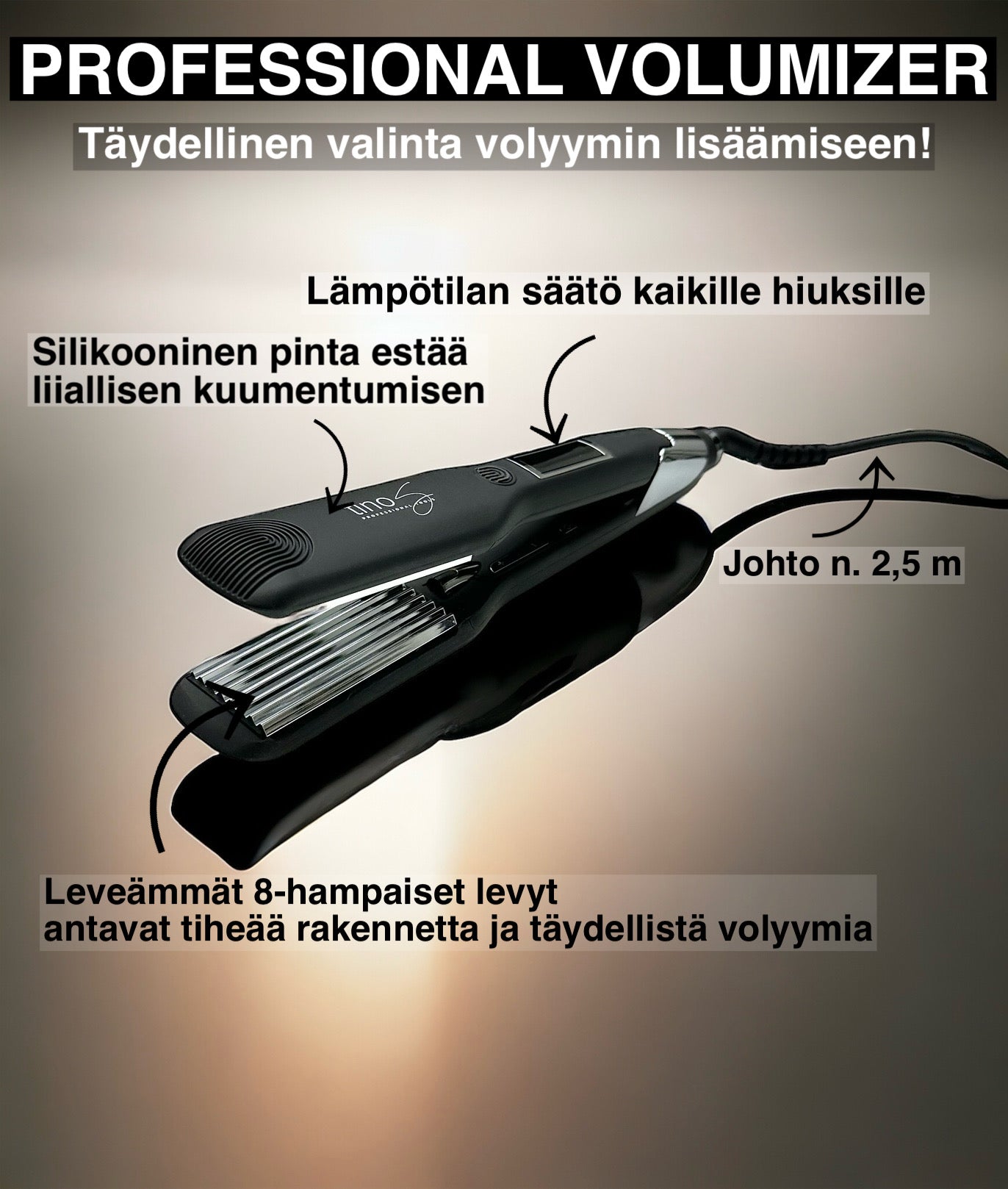 TINOS PROFESSIONAL Volymjärn